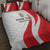 Personalized Danmark Football Quilt Bed Set Denmark Sporty Style Danish Dynamite