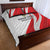 Personalized Danmark Football Quilt Bed Set Denmark Sporty Style Danish Dynamite