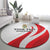 Personalized Danmark Football Round Carpet Denmark Sporty Style Danish Dynamite