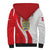 Personalized Danmark Football Sherpa Hoodie Denmark Sporty Style Danish Dynamite