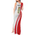 Personalized Danmark Football Tank Maxi Dress Denmark Sporty Style Danish Dynamite