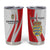 Personalized Danmark Football Tumbler Cup Denmark Sporty Style Danish Dynamite