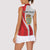 Personalized Danmark Football Women Sleeveless Polo Shirt Denmark Sporty Style Danish Dynamite