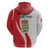 Personalized Danmark Football Zip Hoodie Denmark Sporty Style Danish Dynamite