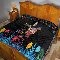 Born to Stand Out Autism Awareness Quilt Brain Mind and Yippee!
