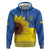 Ukraine National Flag Day Zip Hoodie 23 August with Sunflower