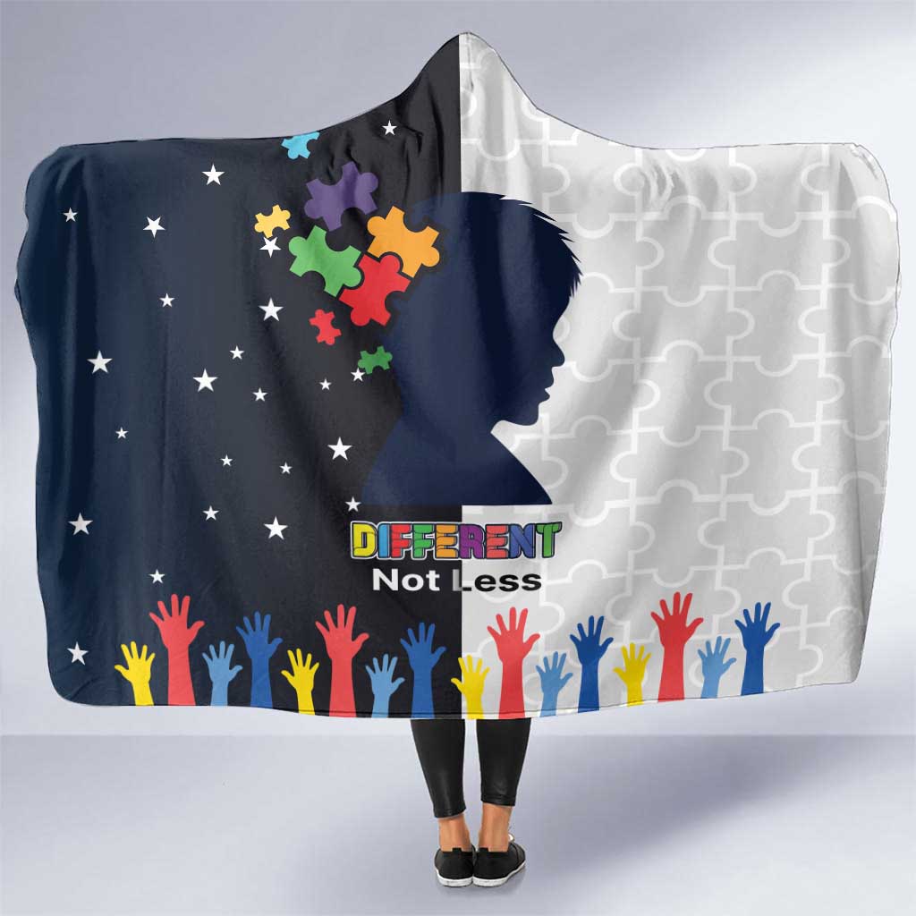 Personalized World Autism Awareness Day Hooded Blanket 2th April