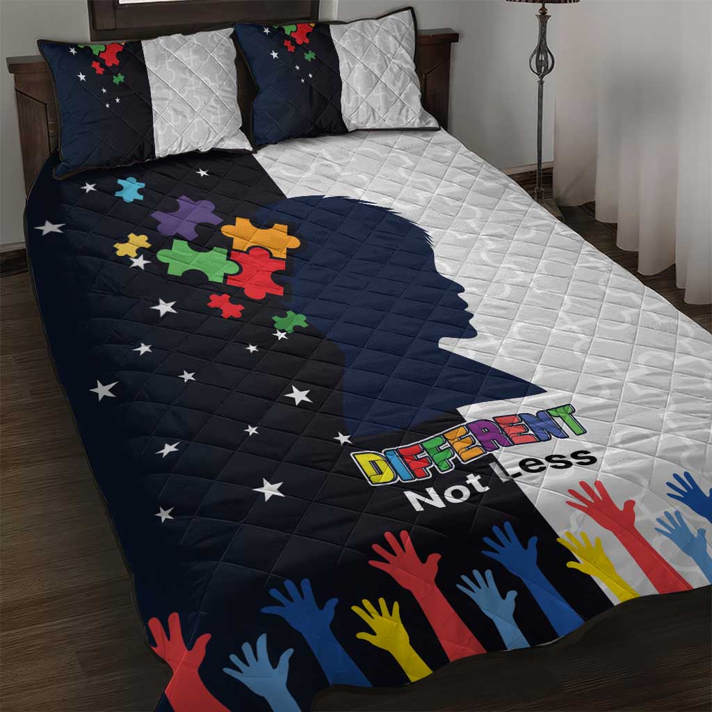 Personalized World Autism Awareness Day Quilt Bed Set 2th April