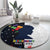 Personalized World Autism Awareness Day Round Carpet 2th April