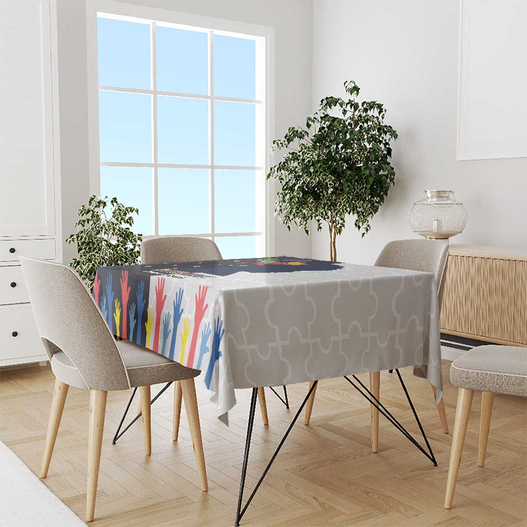 Personalized World Autism Awareness Day Tablecloth 2th April