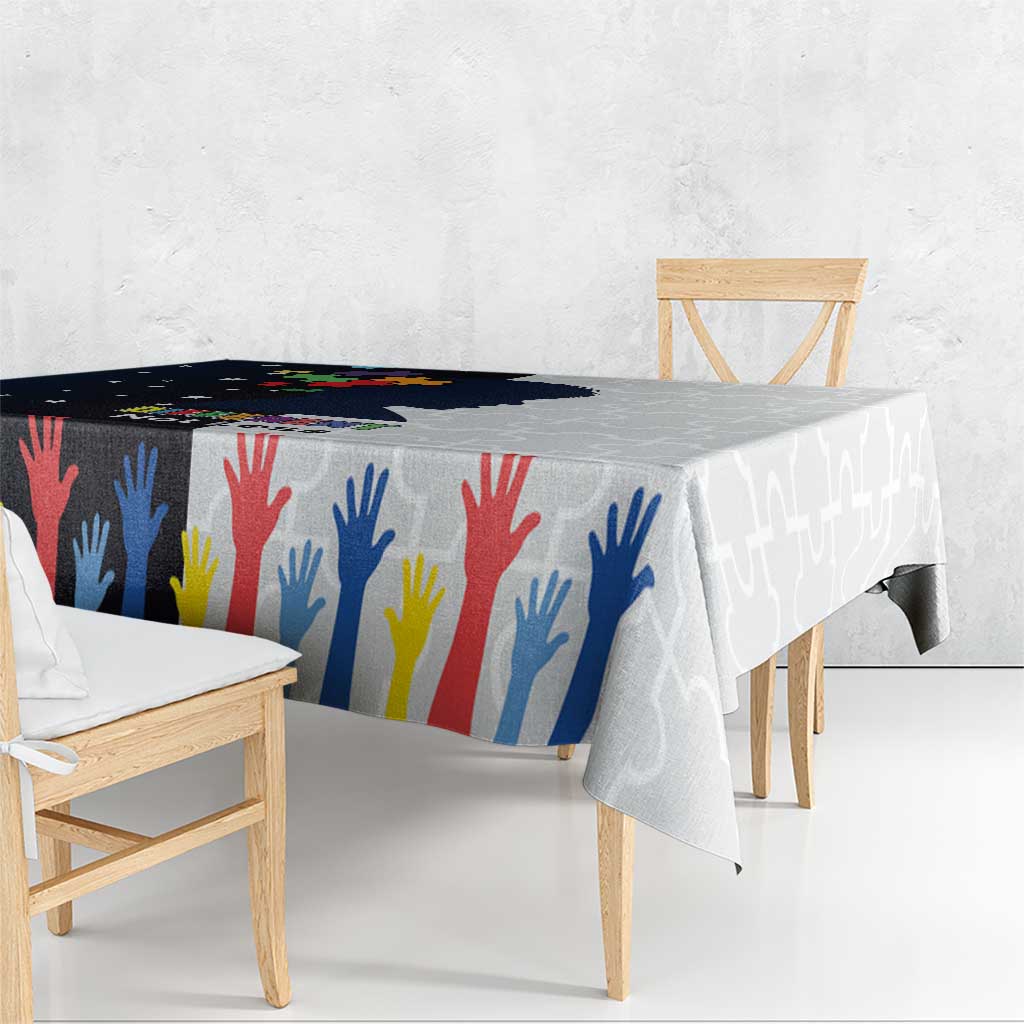 Personalized World Autism Awareness Day Tablecloth 2th April