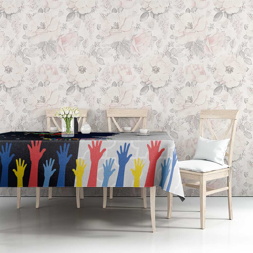 Personalized World Autism Awareness Day Tablecloth 2th April