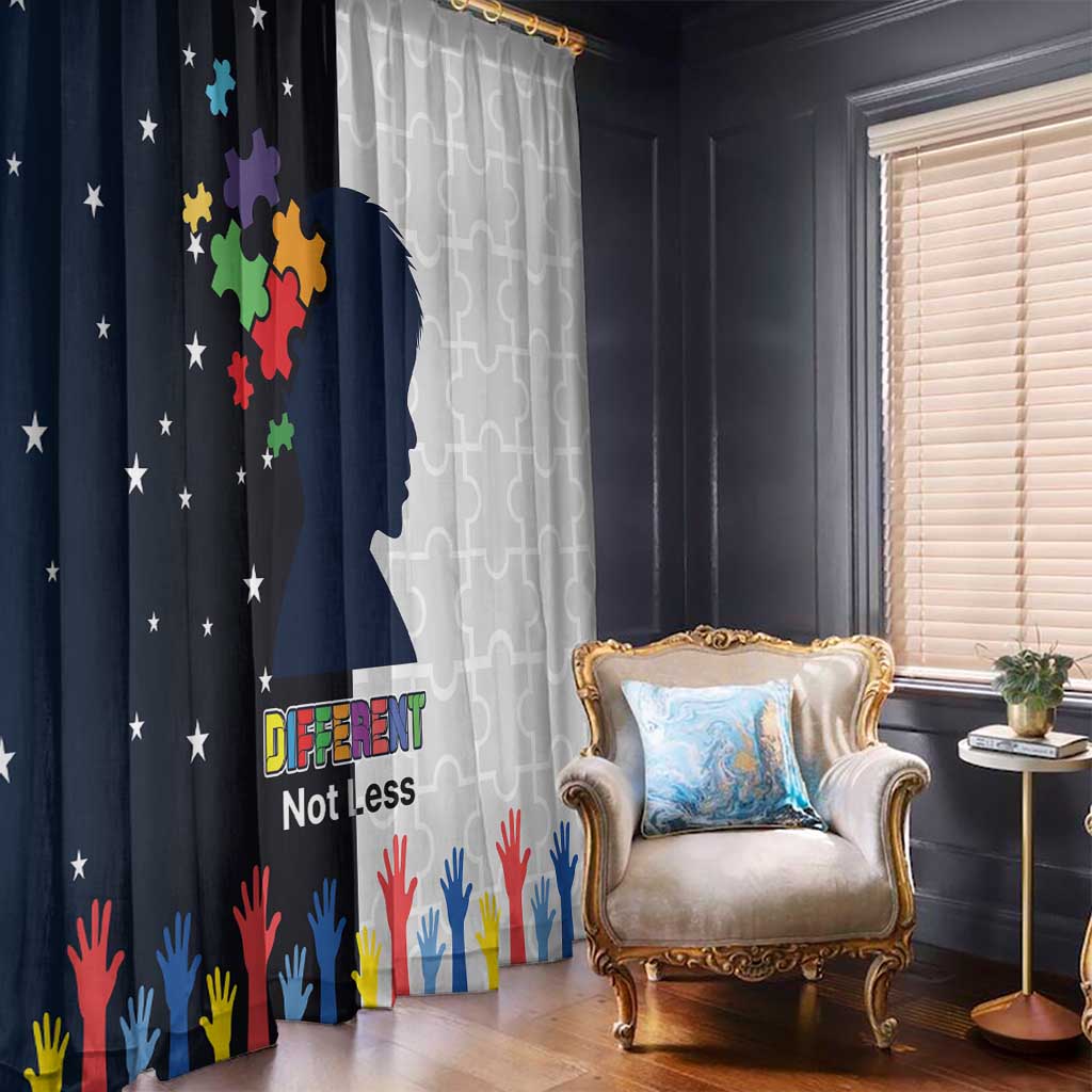 Personalized World Autism Awareness Day Window Curtain 2th April