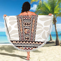 Danmark Traditional Patern with Daisy Beach Blanket Danish Patern Simple Style