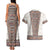 Danmark Traditional Patern with Daisy Couples Matching Tank Maxi Dress and Hawaiian Shirt Danish Patern Simple Style