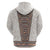 Danmark Traditional Patern with Daisy Hoodie Danish Patern Simple Style