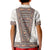 Danmark Traditional Patern with Daisy Kid Polo Shirt Danish Patern Simple Style