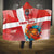 Custom Danmark Basketball Go Champions Hooded Blanket Sporty Style