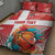 Custom Danmark Basketball Go Champions Quilt Bed Set Sporty Style