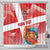 Custom Danmark Basketball Go Champions Shower Curtain Sporty Style