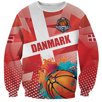 Custom Danmark Basketball Go Champions Sweatshirt Sporty Style