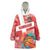 Custom Danmark Basketball Go Champions Wearable Blanket Hoodie Sporty Style