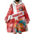 Custom Danmark Basketball Go Champions Wearable Blanket Hoodie Sporty Style