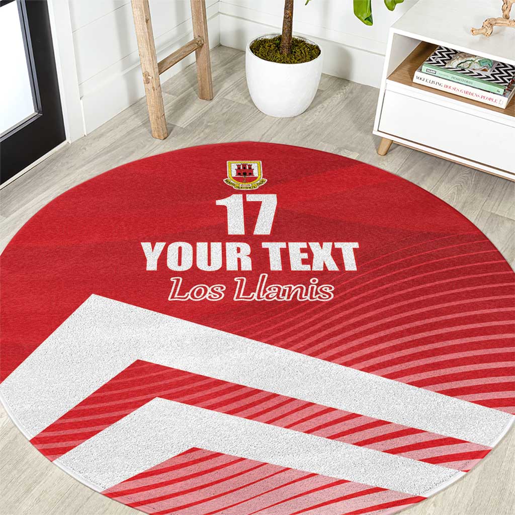 Custom Gibraltar We are Champions Round Carpet Sporty Style