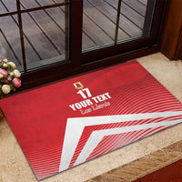 Custom Gibraltar We are Champions Rubber Doormat Sporty Style