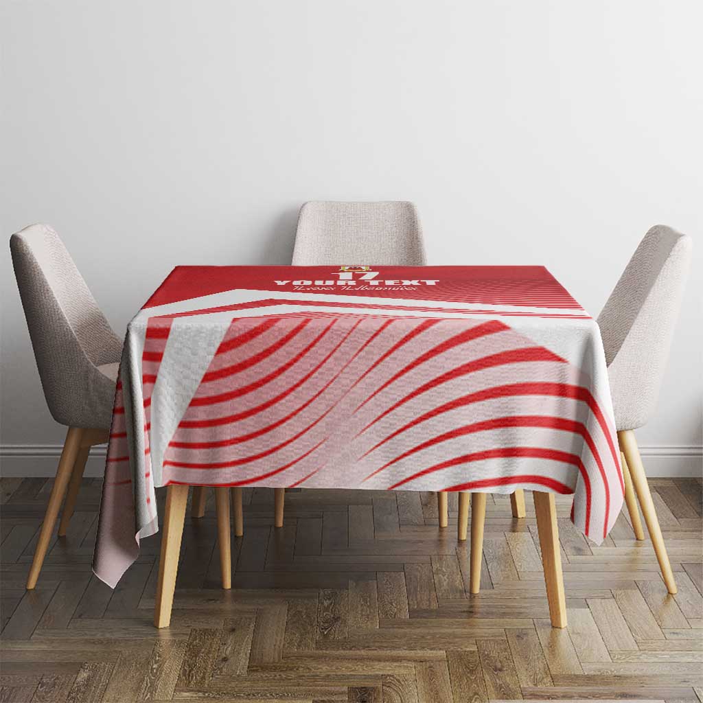 Custom Gibraltar We are Champions Tablecloth Sporty Style