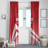 Custom Gibraltar We are Champions Window Curtain Sporty Style