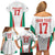 Custom Bulgaria Football We are Champions Family Matching Off Shoulder Short Dress and Hawaiian Shirt Sporty Style with Lion Mascot
