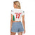 Custom Bulgaria Football We are Champions Raglan Cropped T Shirt Sporty Style with Lion Mascot