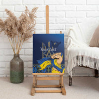 Personalized Ukraine Independence Day Canvas Wall Art Monument Nezalezhnosti