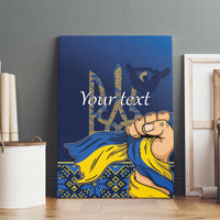 Personalized Ukraine Independence Day Canvas Wall Art Monument Nezalezhnosti