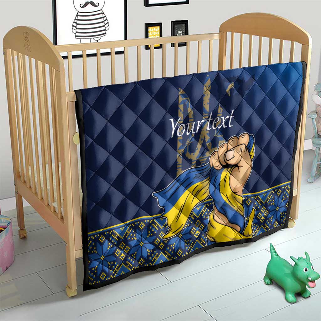Personalized Ukraine Independence Day Quilt Monument Nezalezhnosti