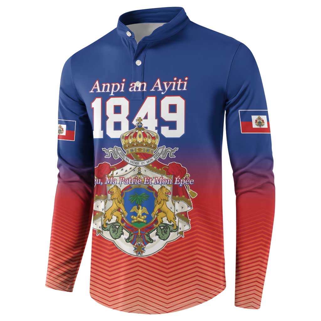 Personalized Haiti Second Empire Button Sweatshirt Anpi an Ayiti 1849-1859