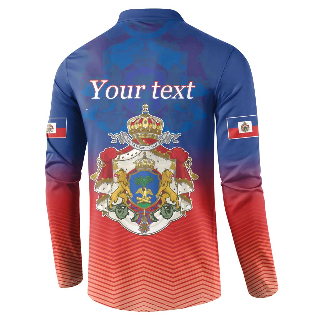 Personalized Haiti Second Empire Button Sweatshirt Anpi an Ayiti 1849-1859