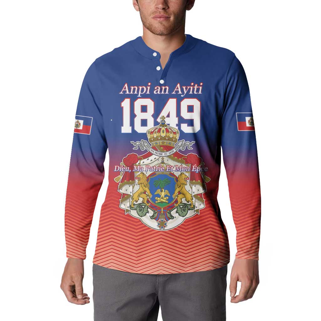 Personalized Haiti Second Empire Button Sweatshirt Anpi an Ayiti 1849-1859