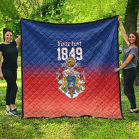 Personalized Haiti Second Empire Quilt Anpi an Ayiti 1849-1859
