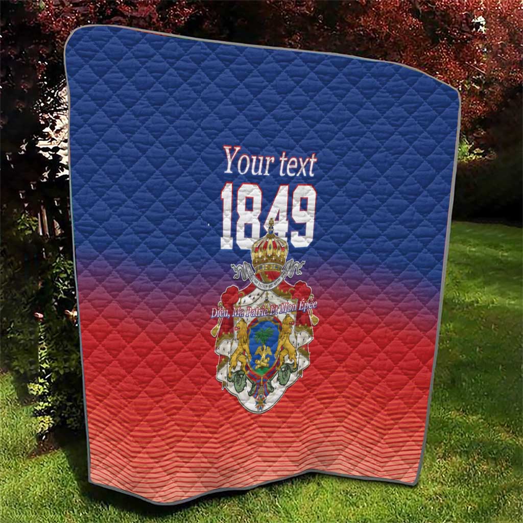 Personalized Haiti Second Empire Quilt Anpi an Ayiti 1849-1859