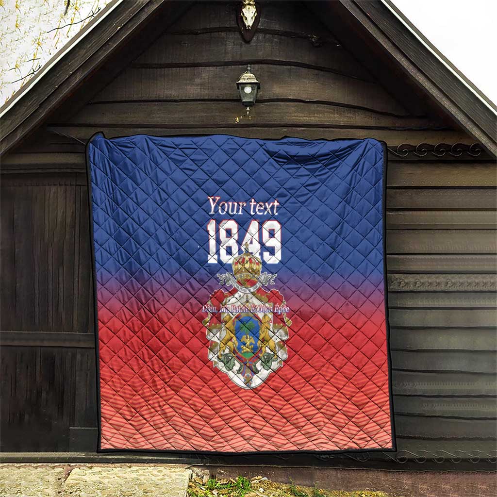 Personalized Haiti Second Empire Quilt Anpi an Ayiti 1849-1859