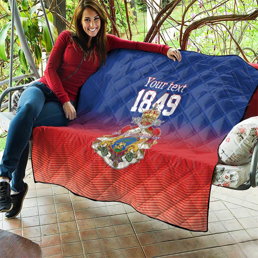 Personalized Haiti Second Empire Quilt Anpi an Ayiti 1849-1859