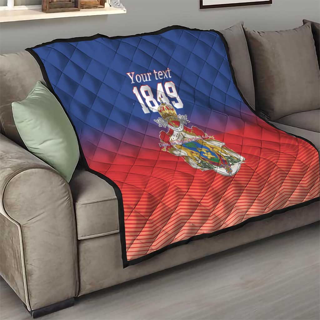 Personalized Haiti Second Empire Quilt Anpi an Ayiti 1849-1859