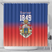 Personalized Haiti Second Empire Shower Curtain Anpi an Ayiti 1849-1859