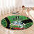 Republic of Lithuana Rugby Round Carpet Sporty Style