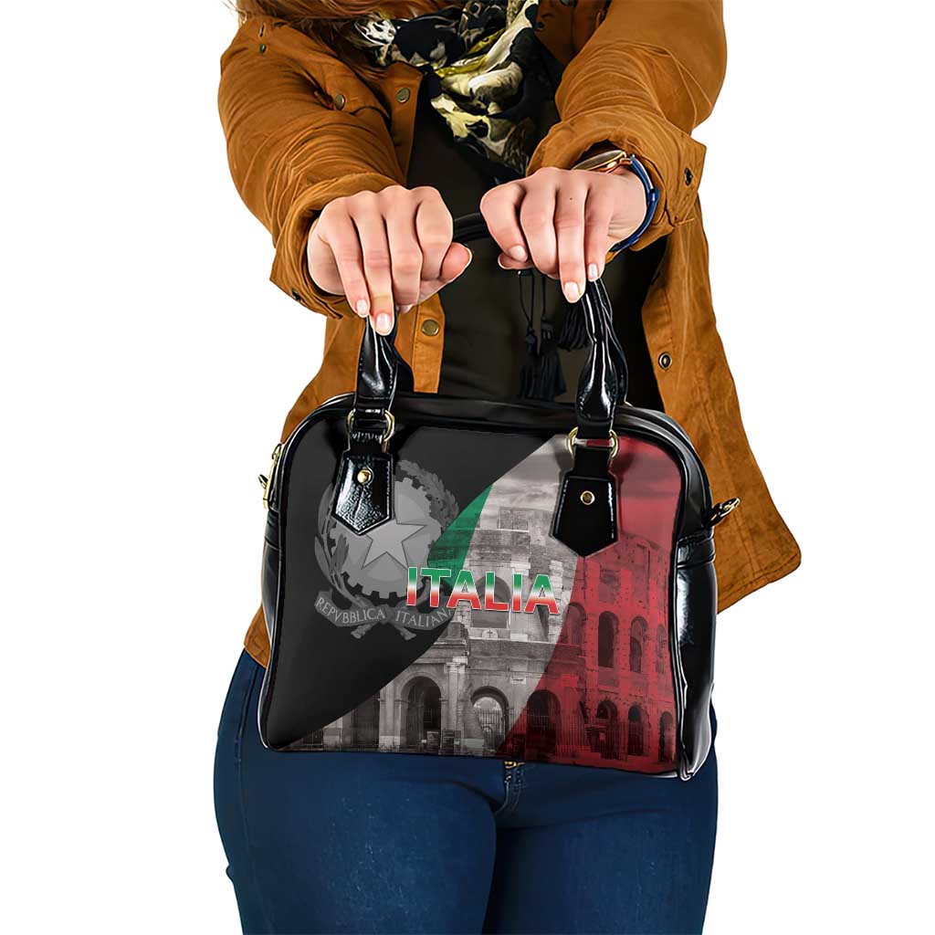 Italian Republic The Pantheon Shoulder Handbag Emblema della Repubblica Italiana