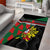 Personalized Portugal Coat of Arms with Carnation Area Rug Portuguese Bandeira Verde-Rubra