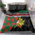 Personalized Portugal Coat of Arms with Carnation Bedding Set Portuguese Bandeira Verde-Rubra