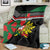 Personalized Portugal Coat of Arms with Carnation Blanket Portuguese Bandeira Verde-Rubra